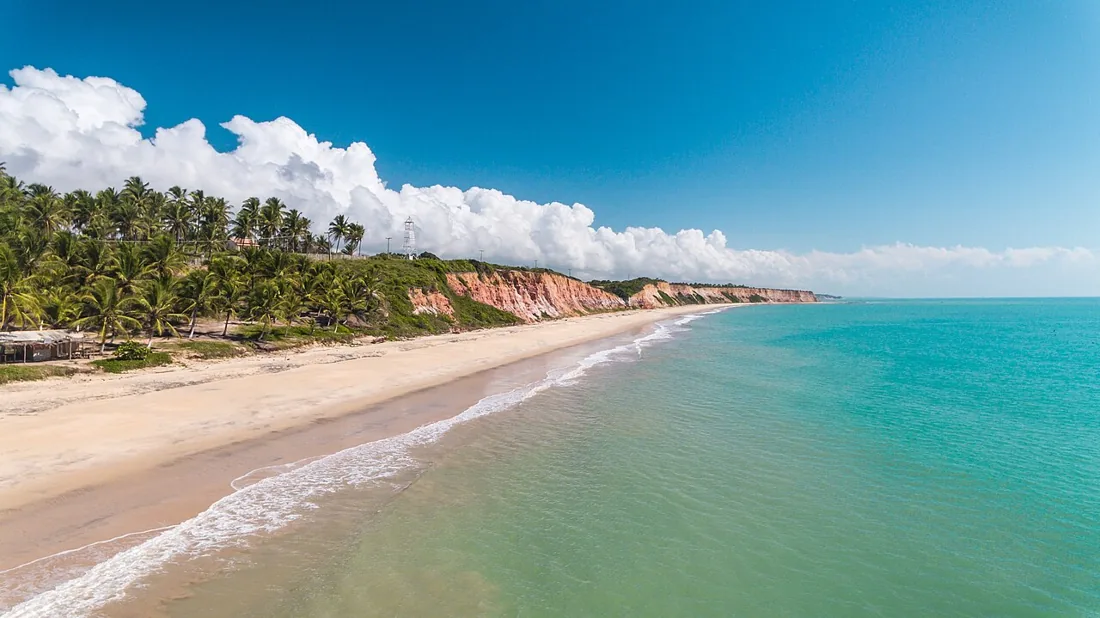 Praia do Farol em Prado